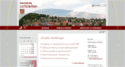 Desktop Screenshot of lottstetten.de