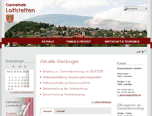 Tablet Screenshot of lottstetten.de